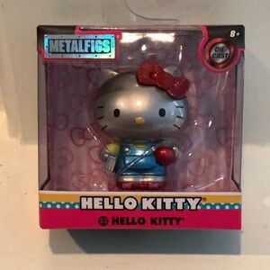 Hello Kitty Metal Figures Die-Cast Collectible - Silver & Blue